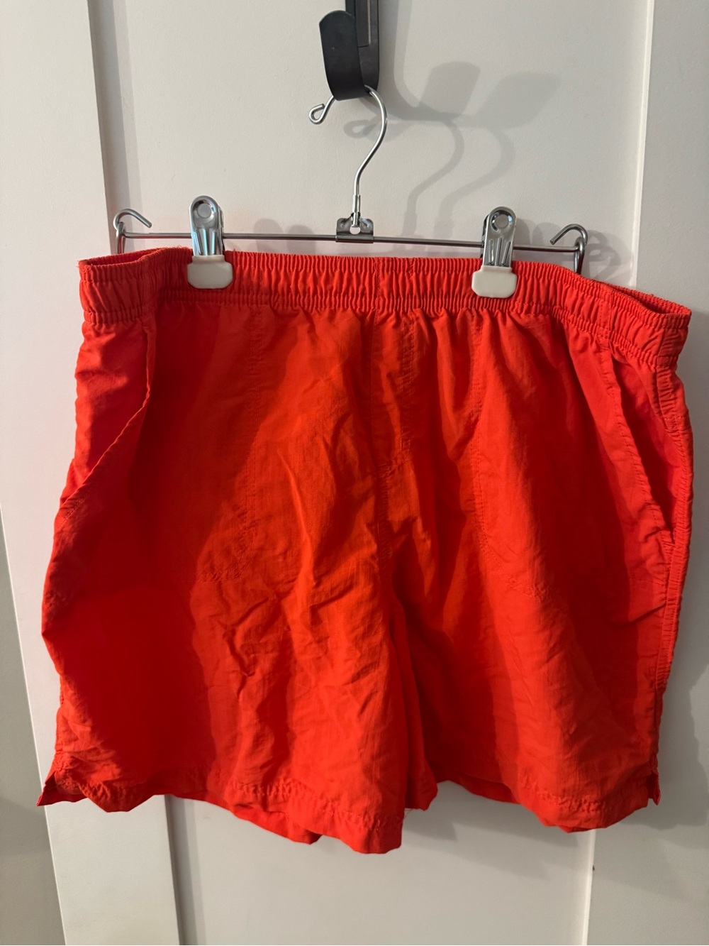 Columbia Women’s XL Orange Nylon Pull On Hiking Water Shorts